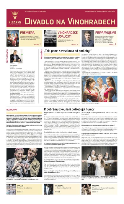 E-magazín HN 242 - 12.12.2024 Divadlo na Vinohradech - Economia, a.s.