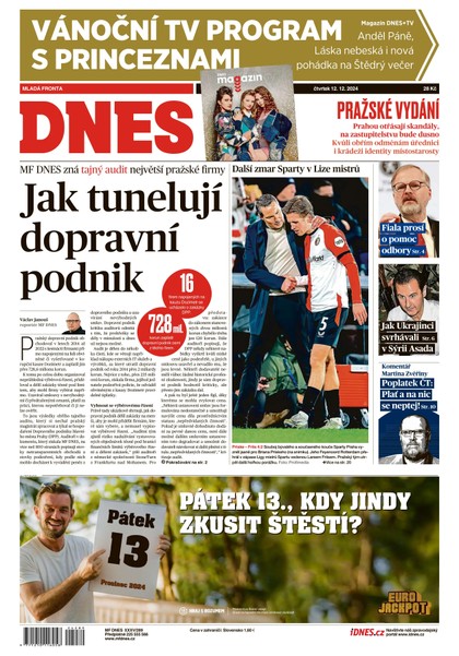 E-magazín MF DNES - 12.12.2024 - MAFRA, a.s.