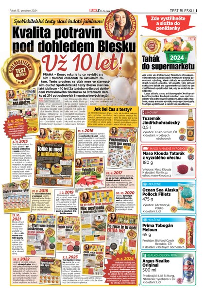 E-magazín Blesk Tv magazín - 13.12.2024 - CZECH NEWS CENTER a. s.