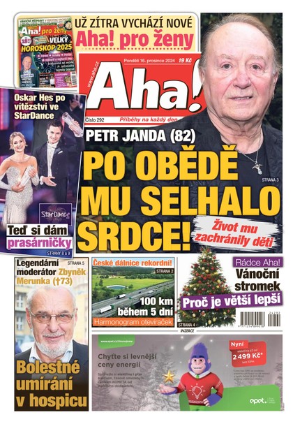 E-magazín AHA! - 16.12.2024 - CZECH NEWS CENTER a. s.