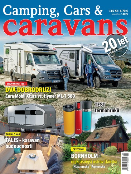 E-magazín Camping, Cars & Caravans 1/2025 - EEZY Publishing
