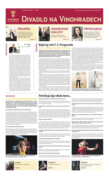 E-magazín HN 011 - 16.1.2025 Divadlo na Vinohradech - Economia, a.s.