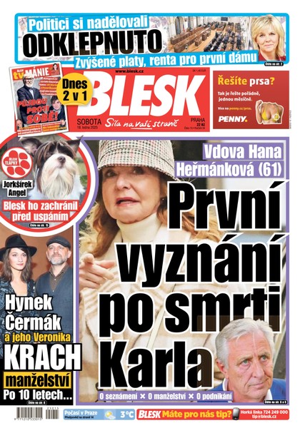 E-magazín Blesk - 18.01.2025 - CZECH NEWS CENTER a. s.