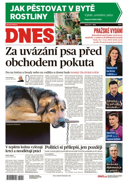 E-magazín MF DNES - 29.01.2025 - MAFRA, a.s.