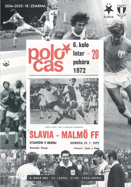 E-magazín Poločas 2024/25 č.15 Slavia – Malmö  - SK Slavia Praha