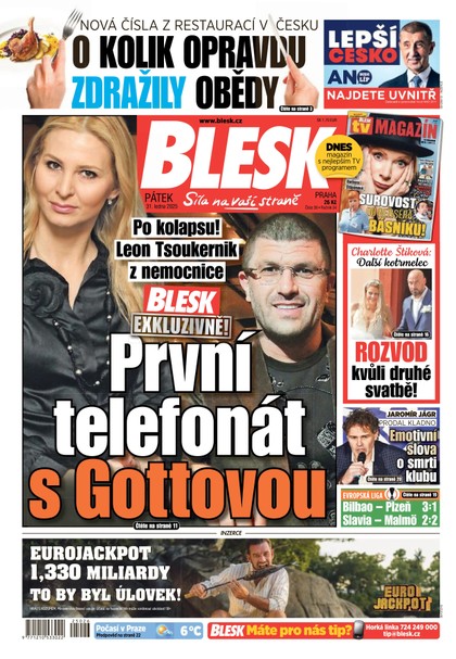 E-magazín Blesk - 31.01.2025 - CZECH NEWS CENTER a. s.