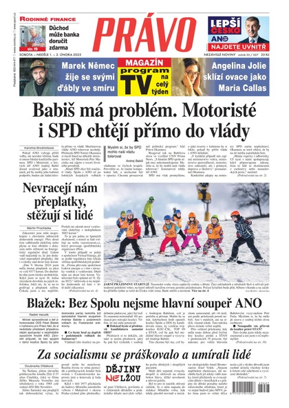 E-magazín Deník Právo - 1.2.2025 - Borgis, a.s.