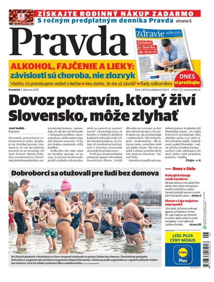 E-magazín Denník Pravda 3. 2. 2025 - OUR MEDIA SR a. s.