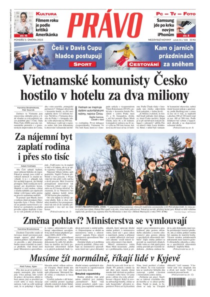 E-magazín Deník Právo - 3.2.2025 - Borgis, a.s.