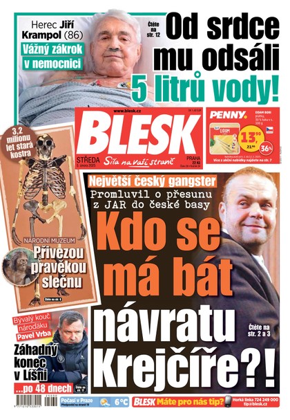 E-magazín Blesk - 05.02.2025 - CZECH NEWS CENTER a. s.