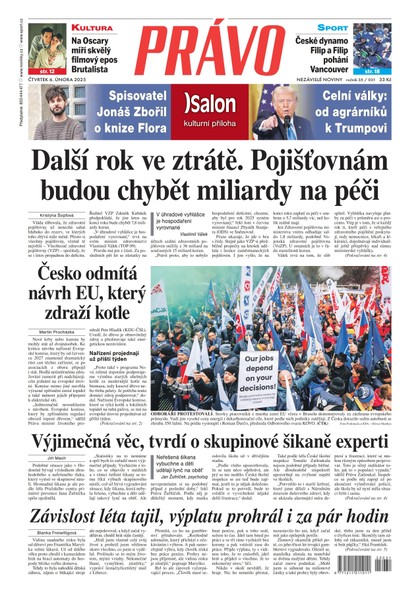 E-magazín Deník Právo - 6.2.2025 - Borgis, a.s.