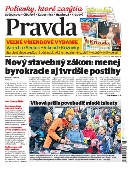 E-magazín Denník Pravda 7. 2. 2025 - OUR MEDIA SR a. s.