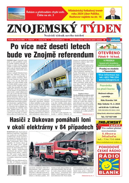 E-magazín Znojemský týden 07/2025 - Znojemský týden