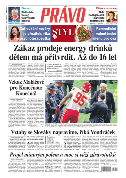 E-magazín Deník Právo - 11.2.2025 - Borgis, a.s.