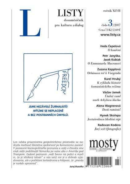 E-magazín Listy 3/2017 - Listy, dvouměsíčník pro kulturu a dialog