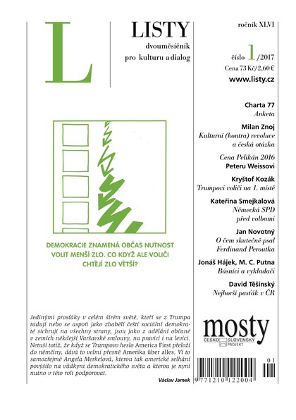 E-magazín Listy 1/2017 - Listy, dvouměsíčník pro kulturu a dialog