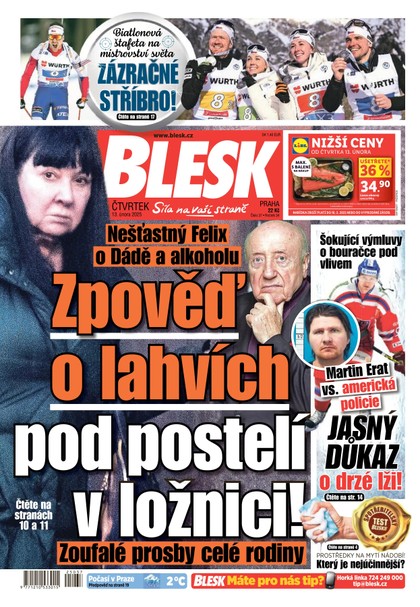 E-magazín Blesk - 13.02.2025 - CZECH NEWS CENTER a. s.