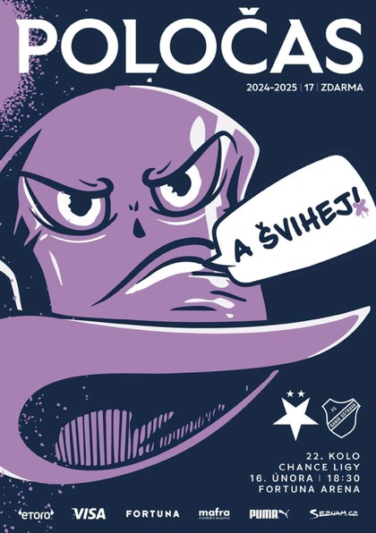 E-magazín Poločas 2024/25 č.17 Slavia – Baník Ostrava  - SK Slavia Praha