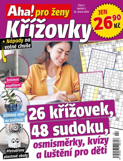 E-magazín Aha! pro ženy křížovky 2/2025 - CZECH NEWS CENTER a. s.