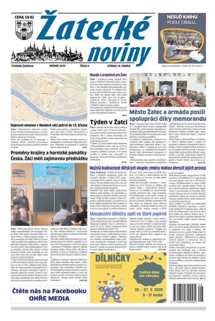 E-magazín Žatecké noviny 08/25 - Ohře Media