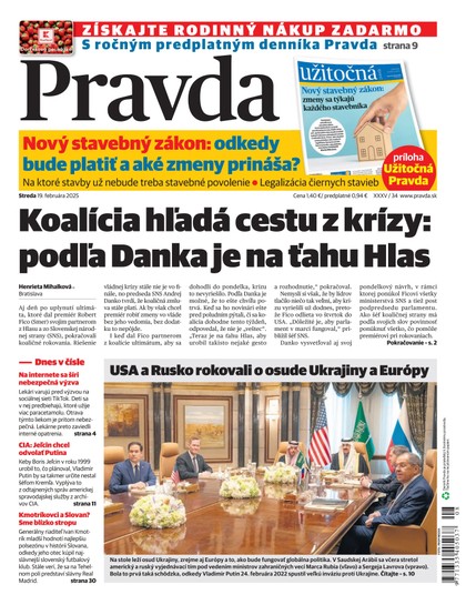 E-magazín Denník Pravda 19. 2. 2025 - OUR MEDIA SR a. s.