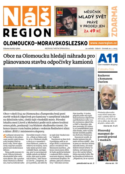 E-magazín Náš Region - Olomoucko/Moravskoslezsko 8/2025 - A 11 s.r.o.