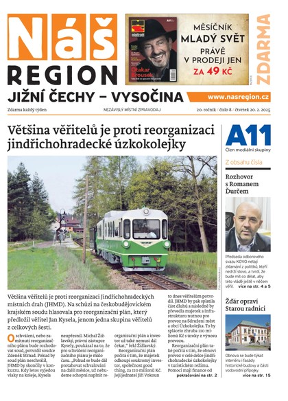E-magazín Náš Region - Vysočina 8/2025 - A 11 s.r.o.