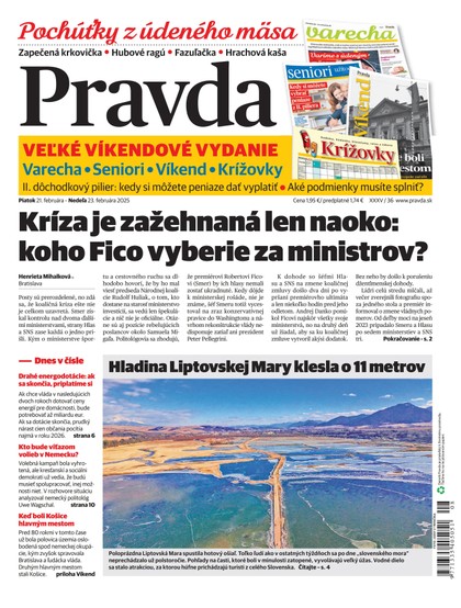 E-magazín Denník Pravda 21. 2. 2025 - OUR MEDIA SR a. s.