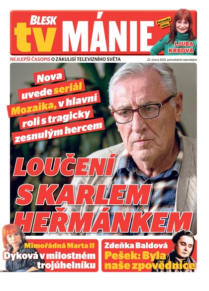 E-magazín Blesk Tv manie - 22.02.2025 - CZECH NEWS CENTER a. s.