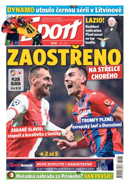 E-magazín Sport - 22.02.2025 - CZECH NEWS CENTER a. s.