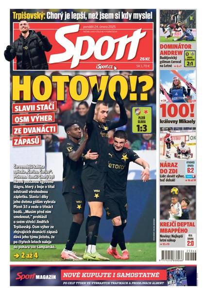 E-magazín Sport - 24.02.2025 - CZECH NEWS CENTER a. s.