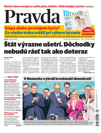 E-magazín Denník Pravda 25. 02. 2025 - OUR MEDIA SR a. s.