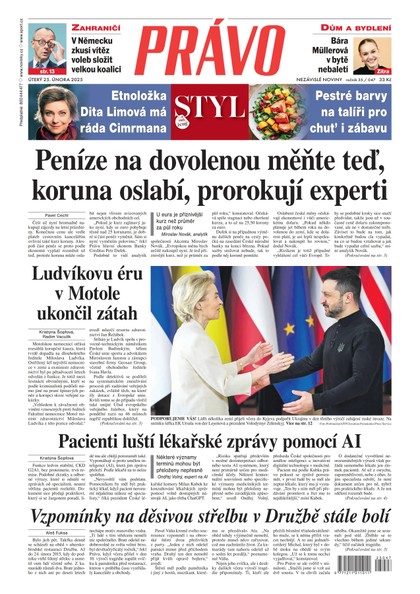 E-magazín Deník Právo - 25.2.2025 - Borgis, a.s.