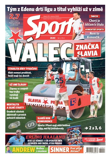 E-magazín Sport - 25.02.2025 - CZECH NEWS CENTER a. s.
