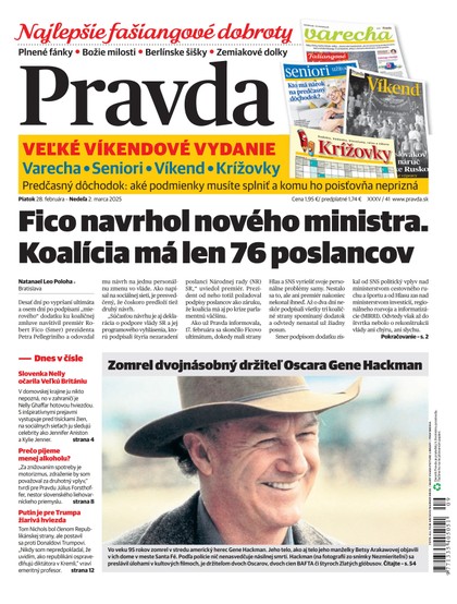 E-magazín Denník Pravda 28. 2. 2025 - OUR MEDIA SR a. s.