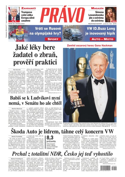 E-magazín Deník Právo - 28.2.2025 - Borgis, a.s.