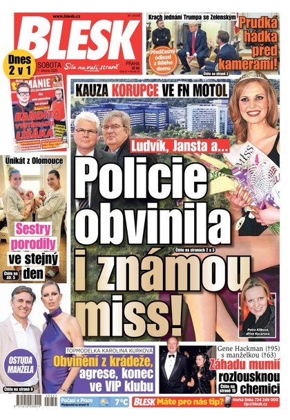 E-magazín Blesk - 01.03.2025 - CZECH NEWS CENTER a. s.