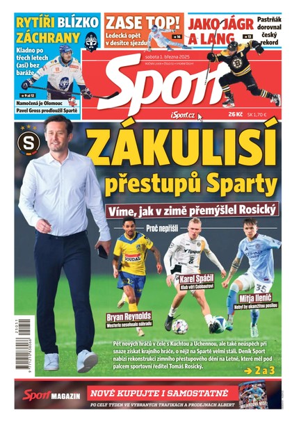 E-magazín Sport - 01.03.2025 - CZECH NEWS CENTER a. s.