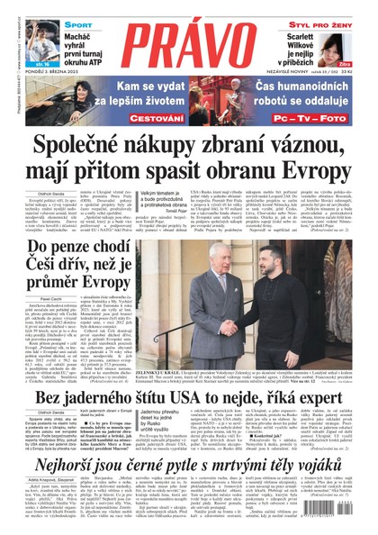 E-magazín Deník Právo - 3.3.2025 - Borgis, a.s.