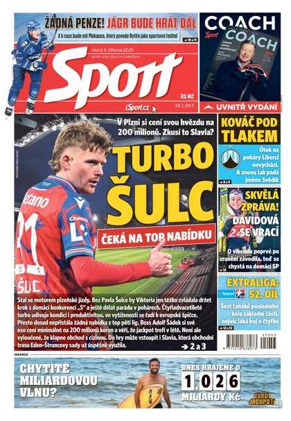 E-magazín Sport - 04.03.2025 - CZECH NEWS CENTER a. s.
