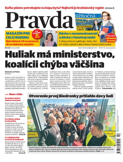 E-magazín Denník Pravda 6. 3. 2025 - OUR MEDIA SR a. s.