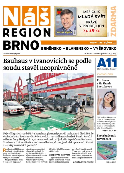 E-magazín Náš Region - Brno 11/2025 - A 11 s.r.o.