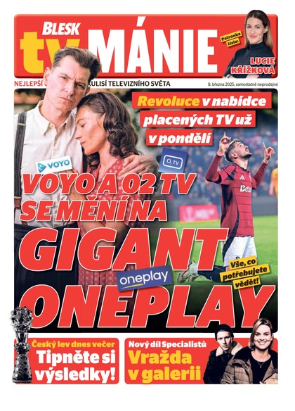 E-magazín Blesk Tv manie - 08.03.2025 - CZECH NEWS CENTER a. s.
