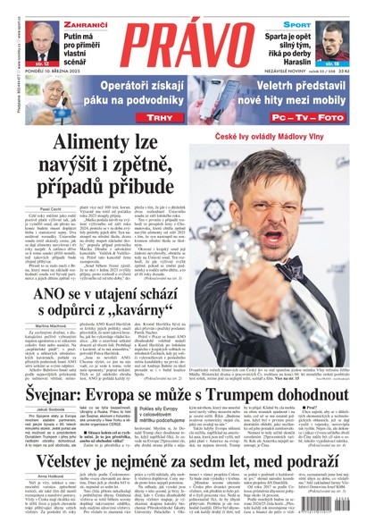 E-magazín Deník Právo - 10.3.2025 - Borgis, a.s.