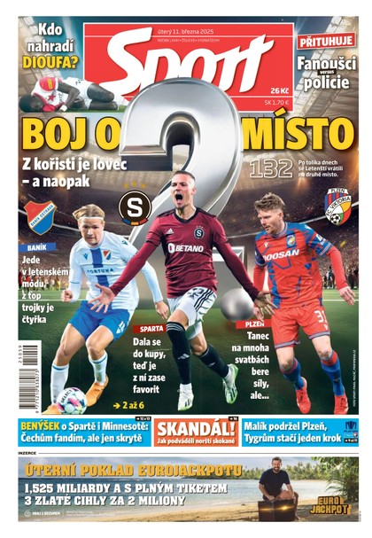 E-magazín Sport - 11.03.2025 - CZECH NEWS CENTER a. s.
