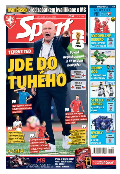 E-magazín Sport - 12.03.2025 - CZECH NEWS CENTER a. s.