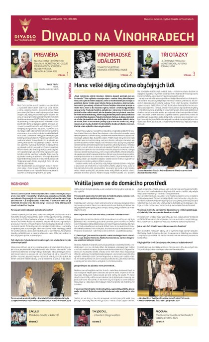 E-magazín HN 051 - 13.3.2025 Divadlo na Vinohradech - Economia, a.s.