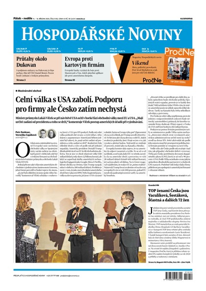 E-magazín HN 052 - 14.3.2025 - Economia, a.s.