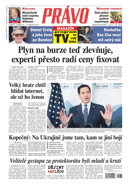 E-magazín Deník Právo - 15.3.2025 - Borgis, a.s.