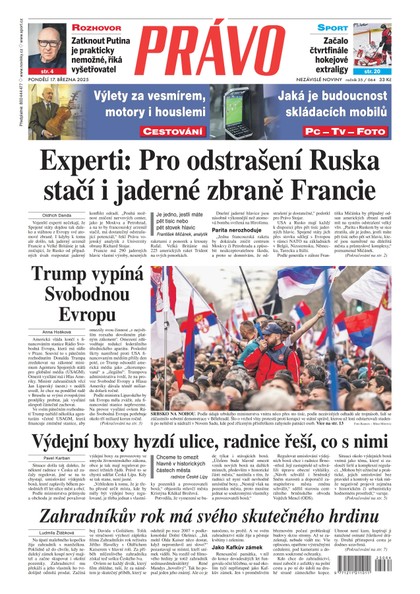 E-magazín Deník Právo - 17.3.2025 - Borgis, a.s.